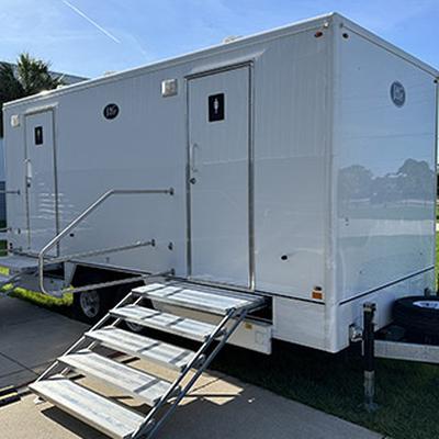 Portable toilet rental for temporary operations